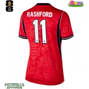 England Marcus Rashford #11 Bortatröja Kvinnor VM 2026 Kortärmad